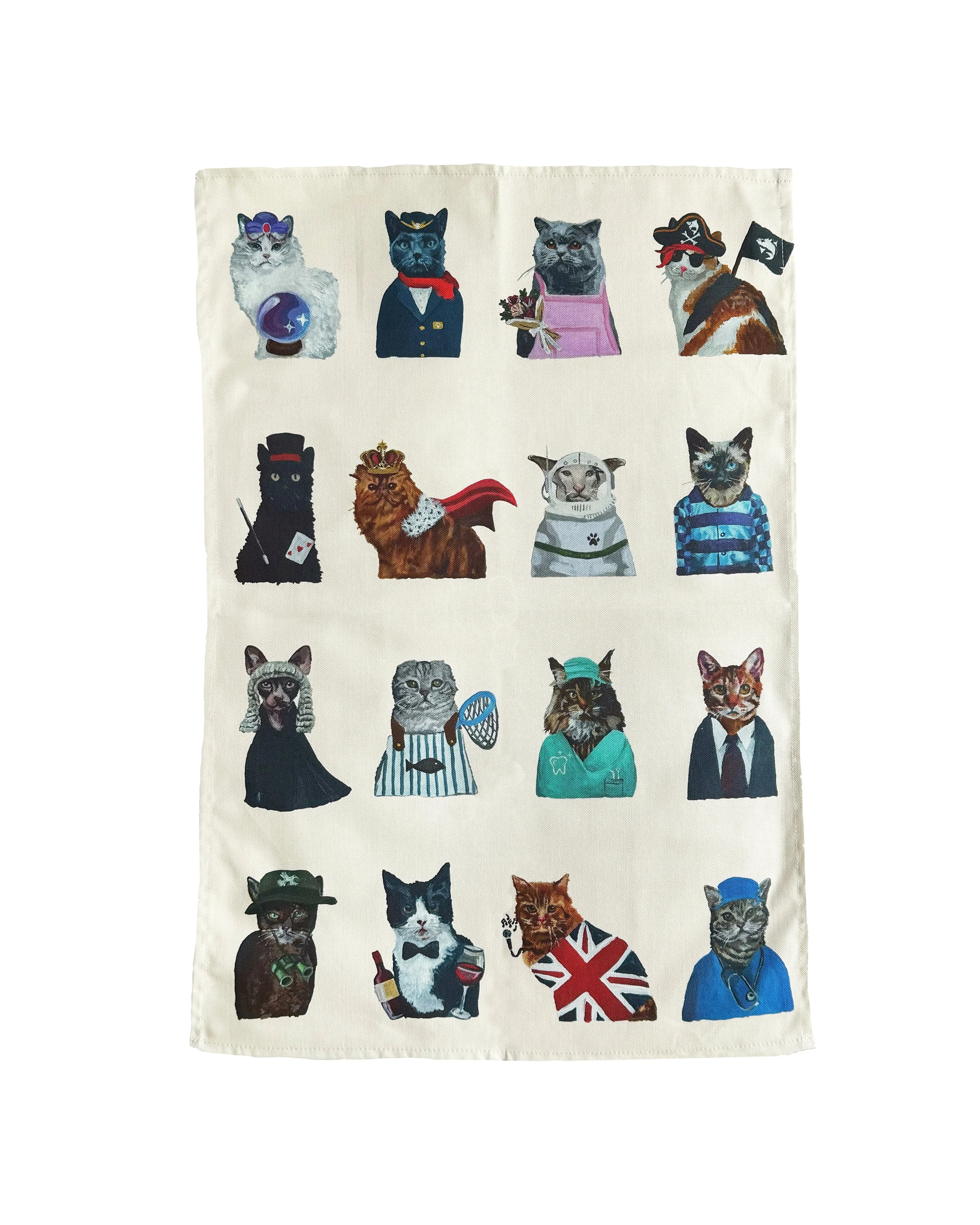 CATS 100% Cotton Tea Towels - Image 8