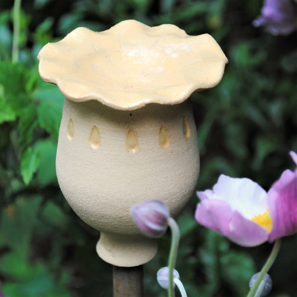 Ceramic Poppy Seed Head in Six Colour Options - Image 5