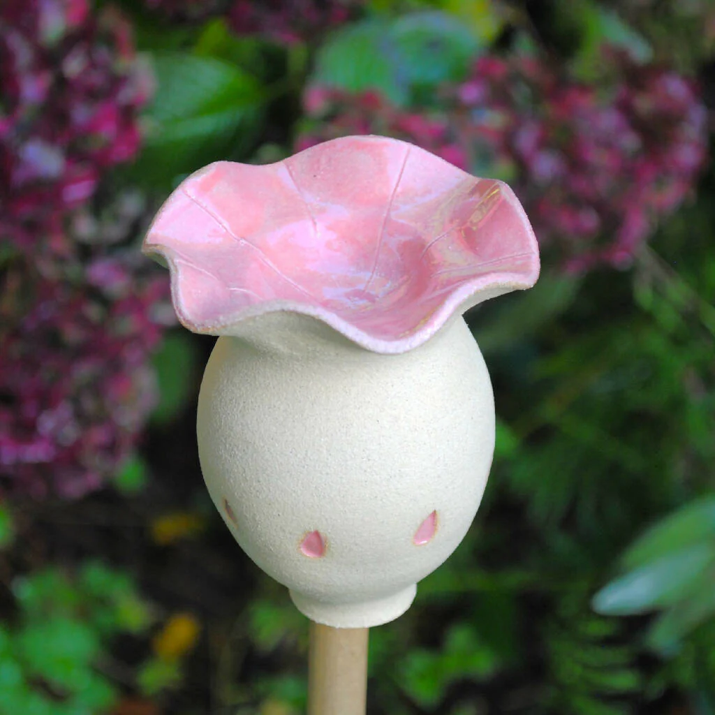 Ceramic Poppy Seed Head in Six Colour Options - Image 6
