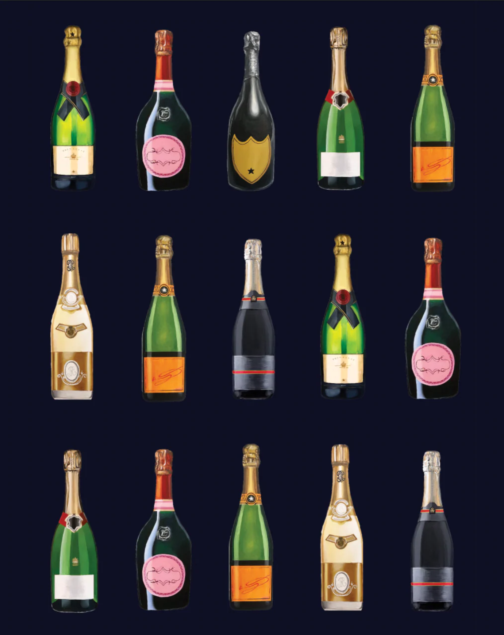 Champagne and Fizz Tea Towels - Image 13