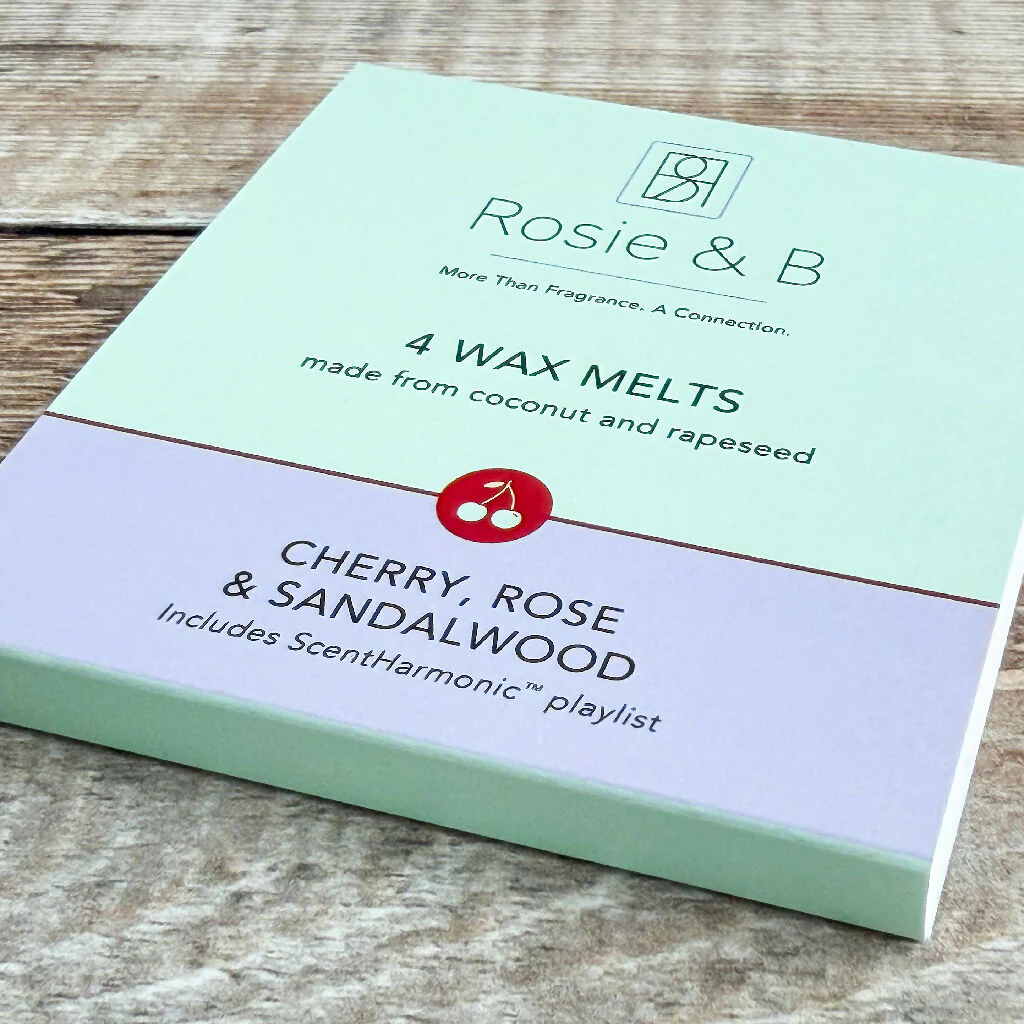 Cherry, Rose & Sandalwood Wax Melts - Image 4