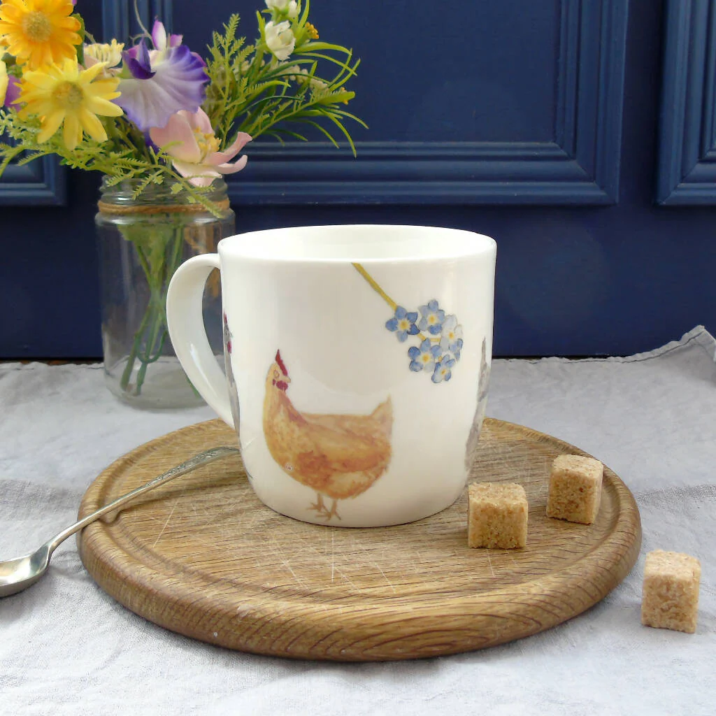 Chickens Bone China Easter Mug - Image 3