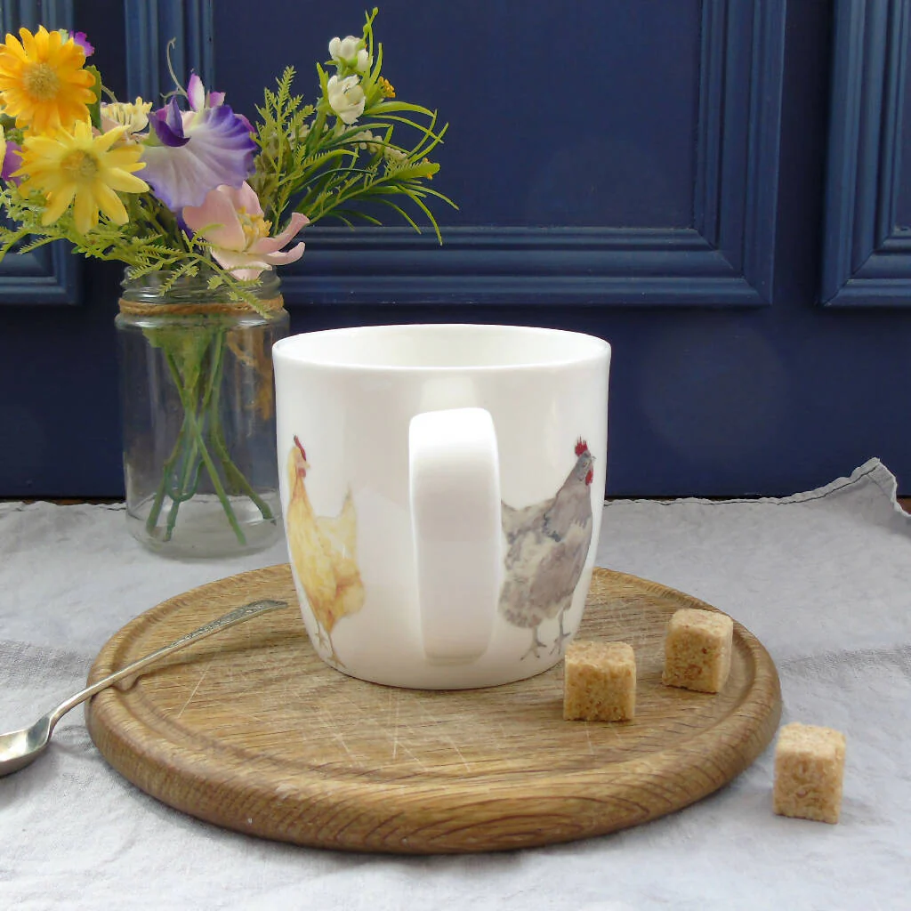 Chickens Bone China Easter Mug - Image 4