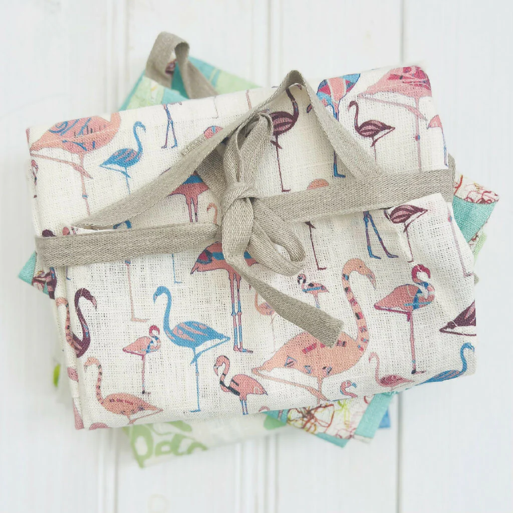 Children's Linen Aprons - Animal Designs - Image 5