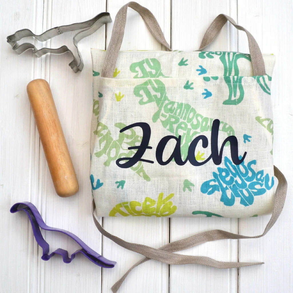 Children's Linen Aprons - Animal Designs - Image 7