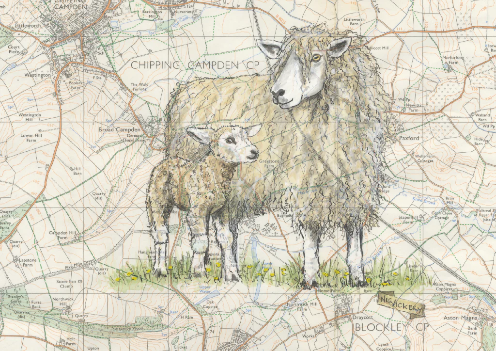 Chipping Lambton Greeting Card - Image 2