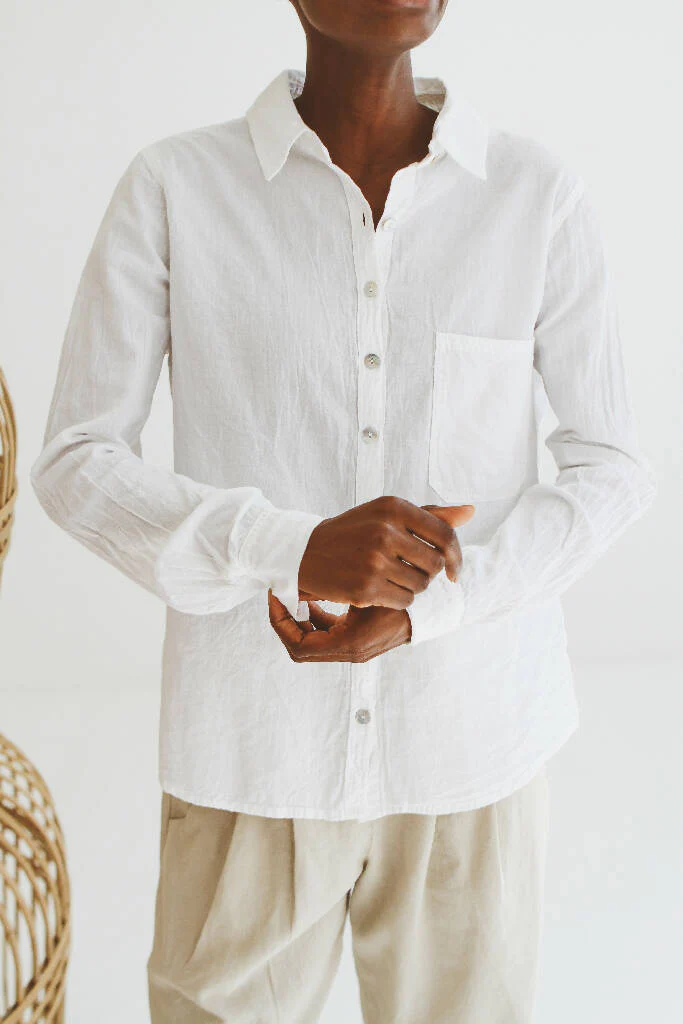 Chloe Cotton Classic Shirt - Image 3