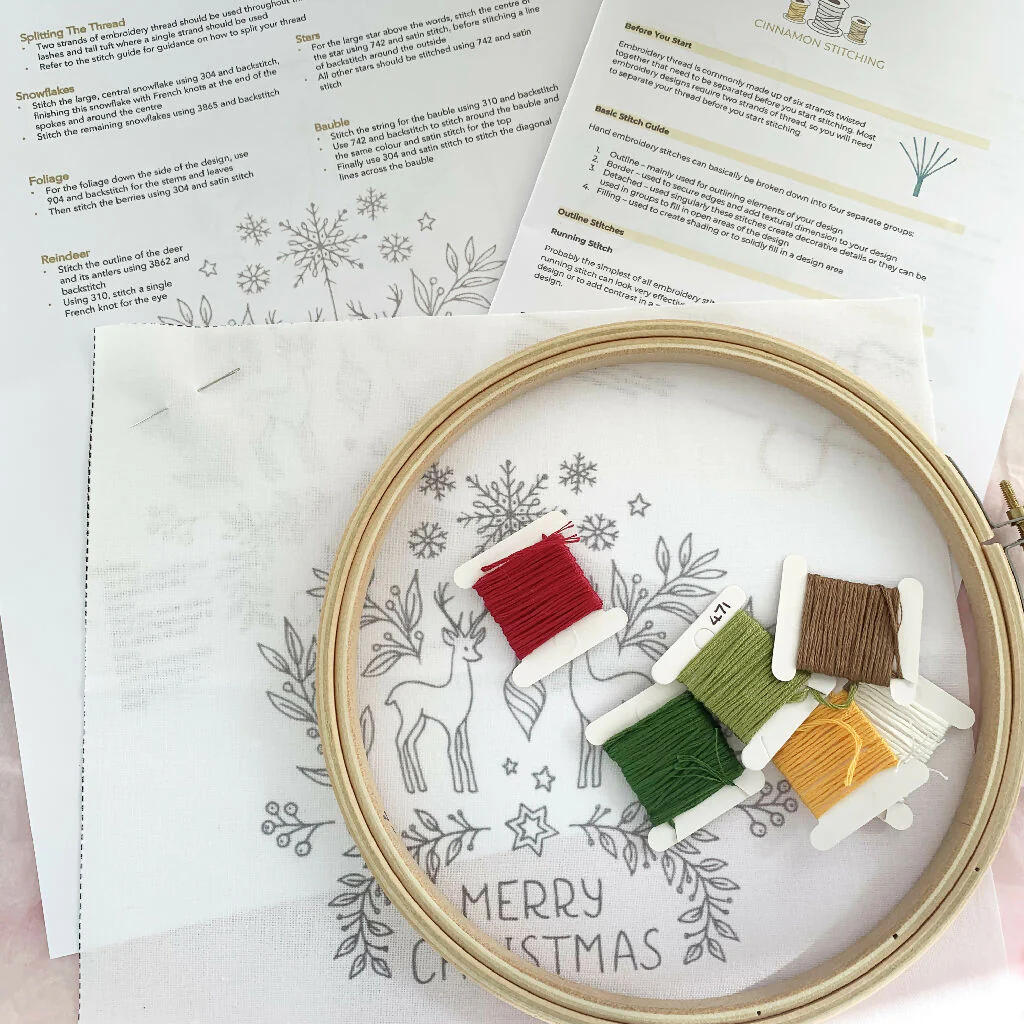 Christmas Embroidery Kit - Image 6
