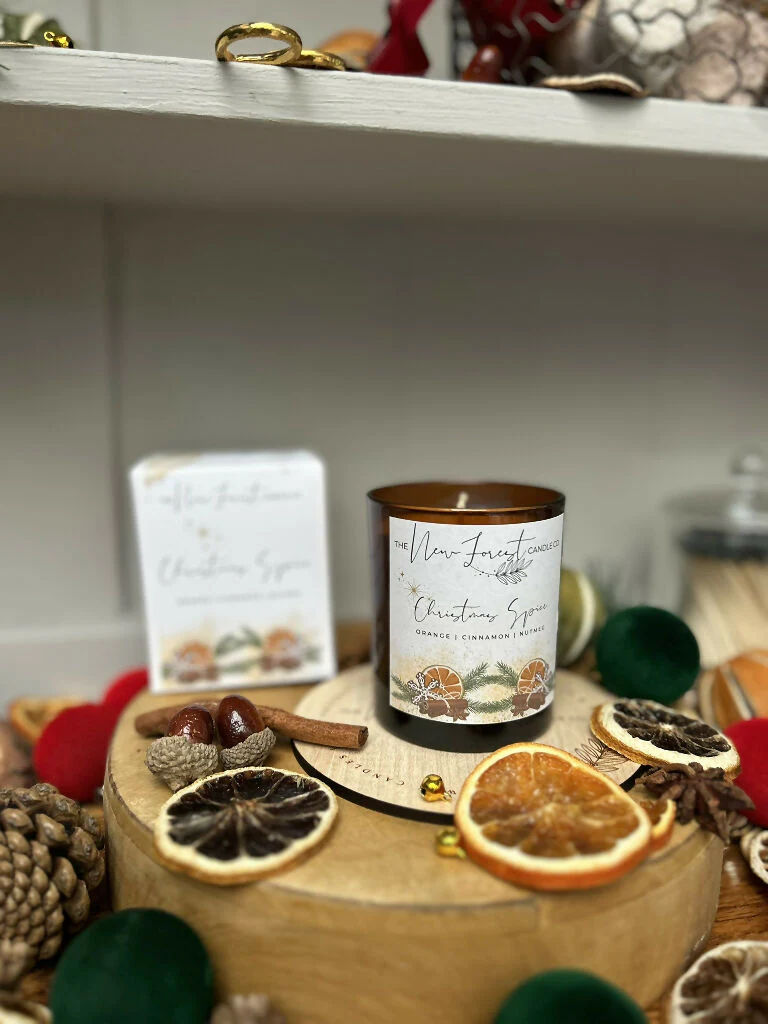 Christmas Spice Luxury Christmas Soy Wax Candle - Image 2