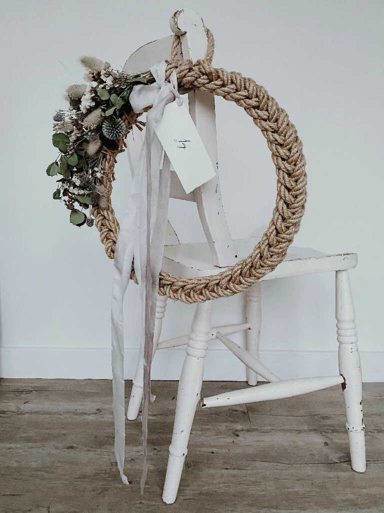 Spring Styled Rope Wreath