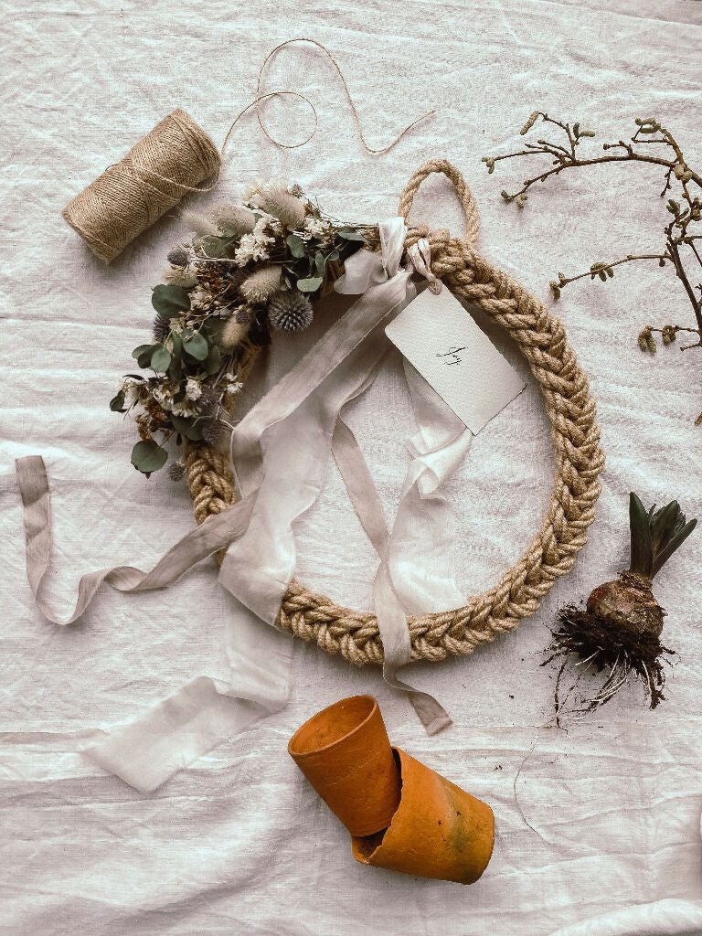 Spring Styled Rope Wreath - Image 2