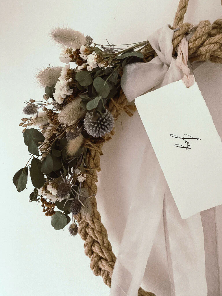 Spring Styled Rope Wreath - Image 3