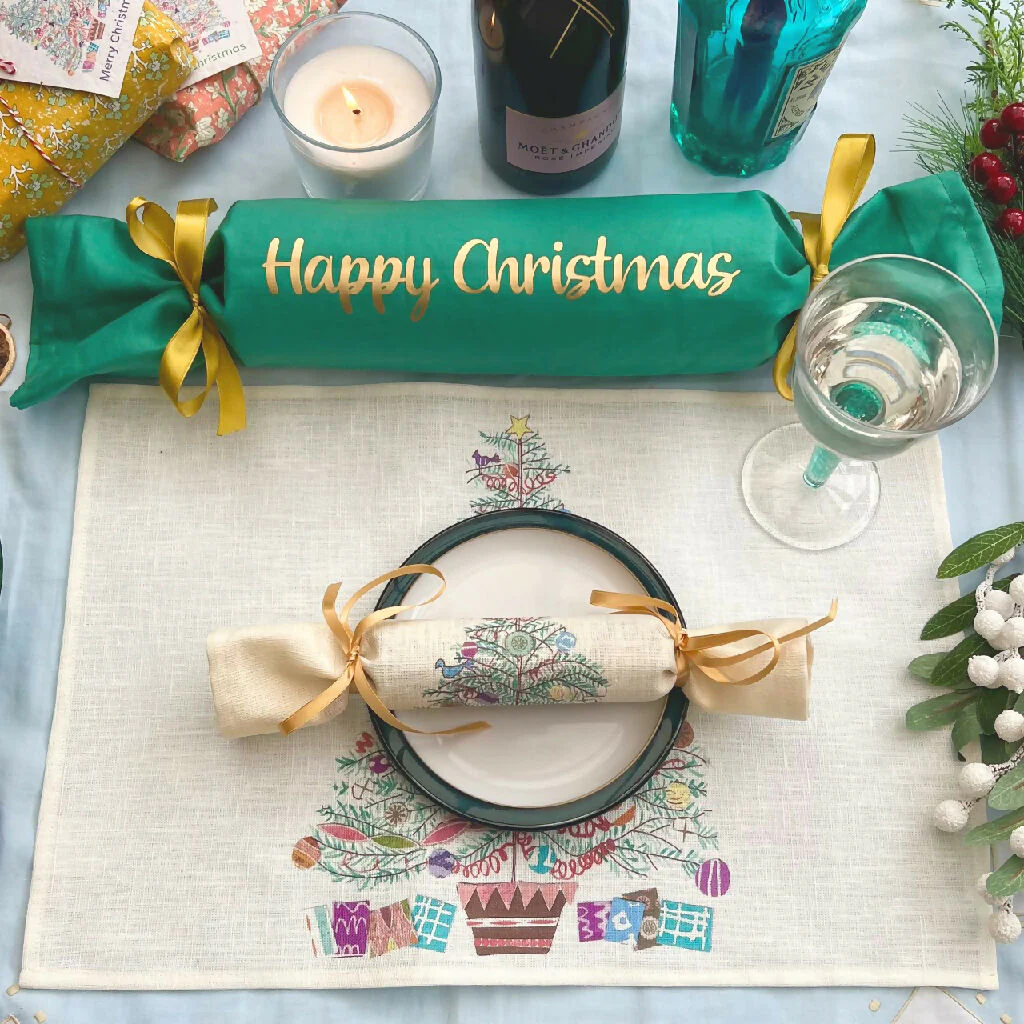 Christmas Tree Linen Placemats - Image 4