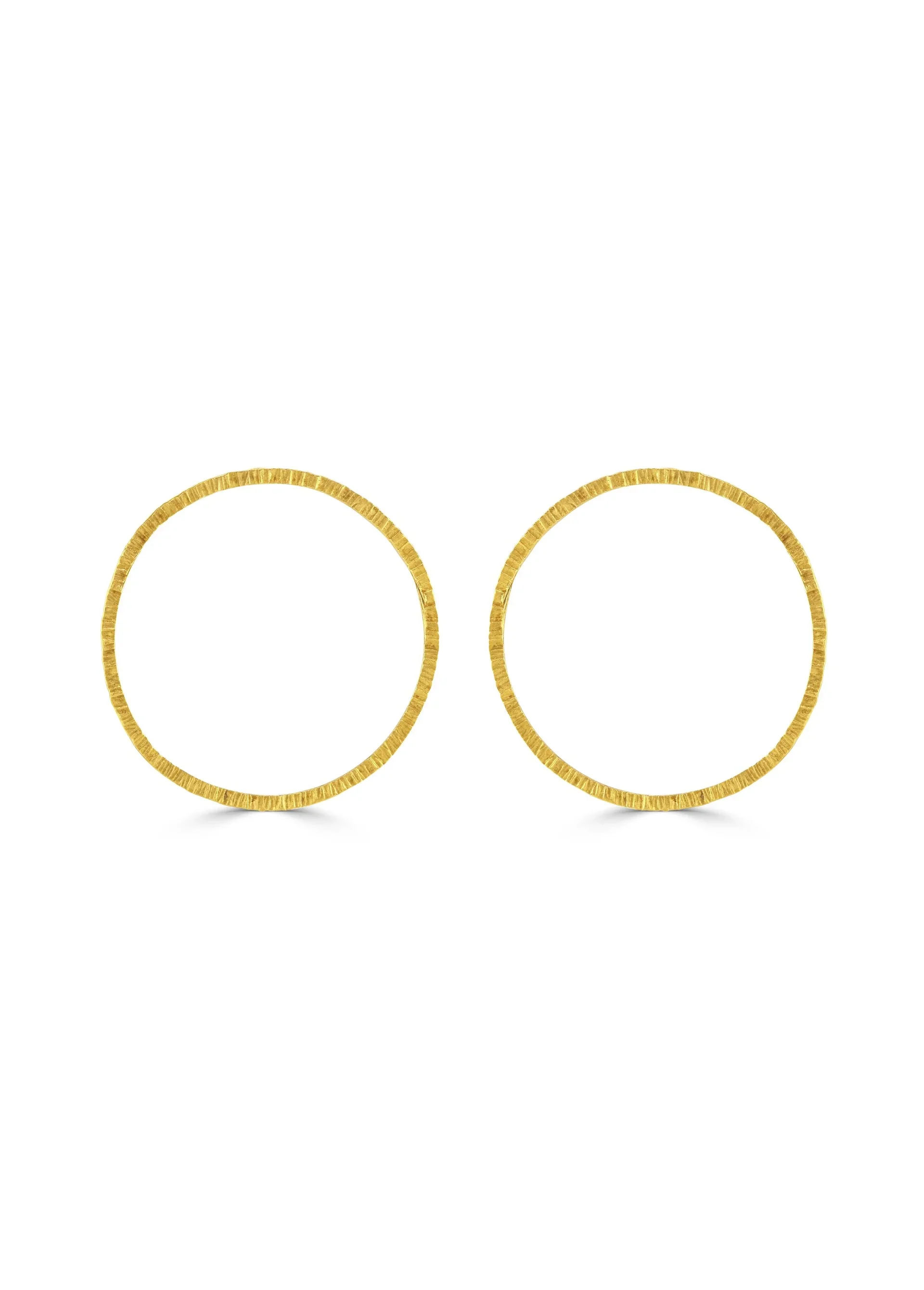 Circle Bark Stud Earrings - Image 8