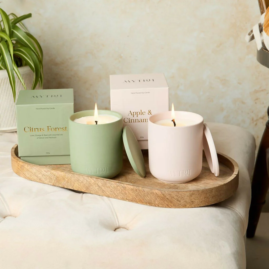 Citrus Forest – Natural Soy Candle (320g) - Image 3