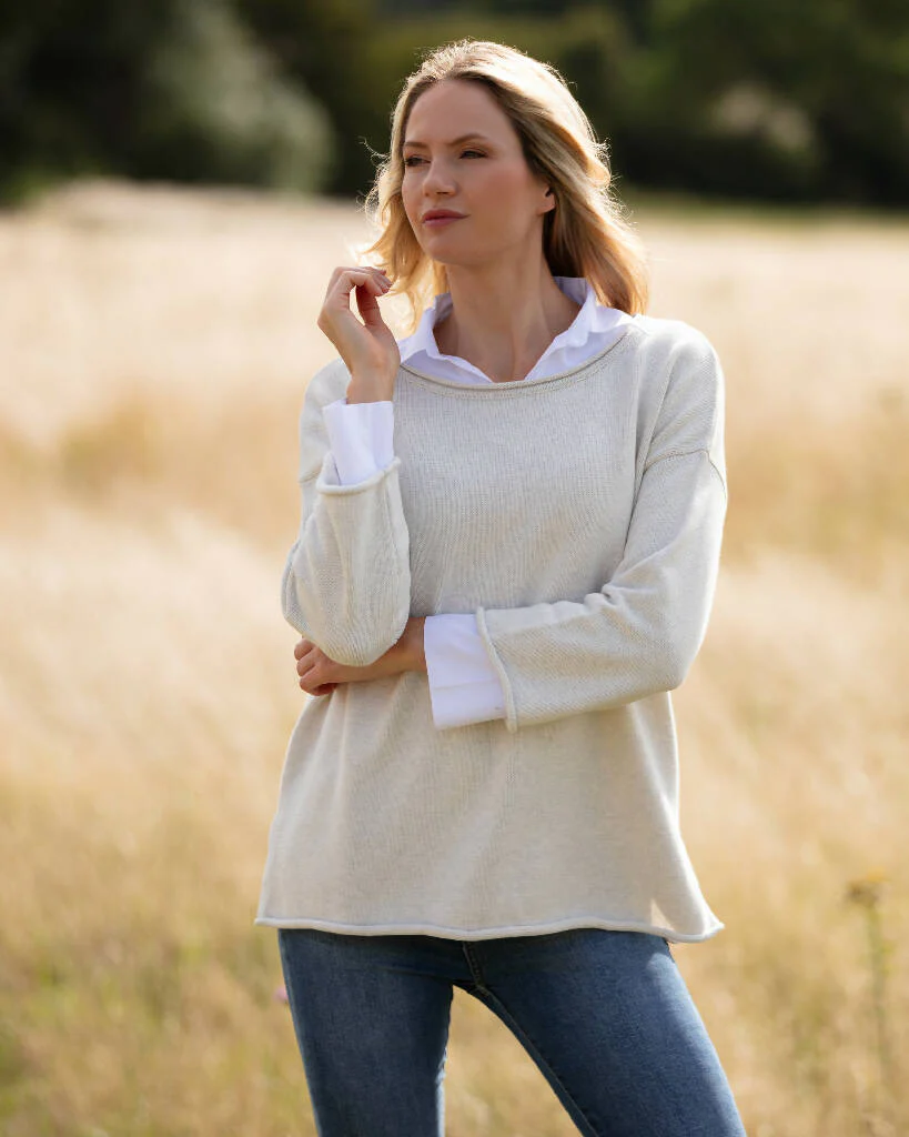 Clarissa Oversized Cotton Jumper - Image 3