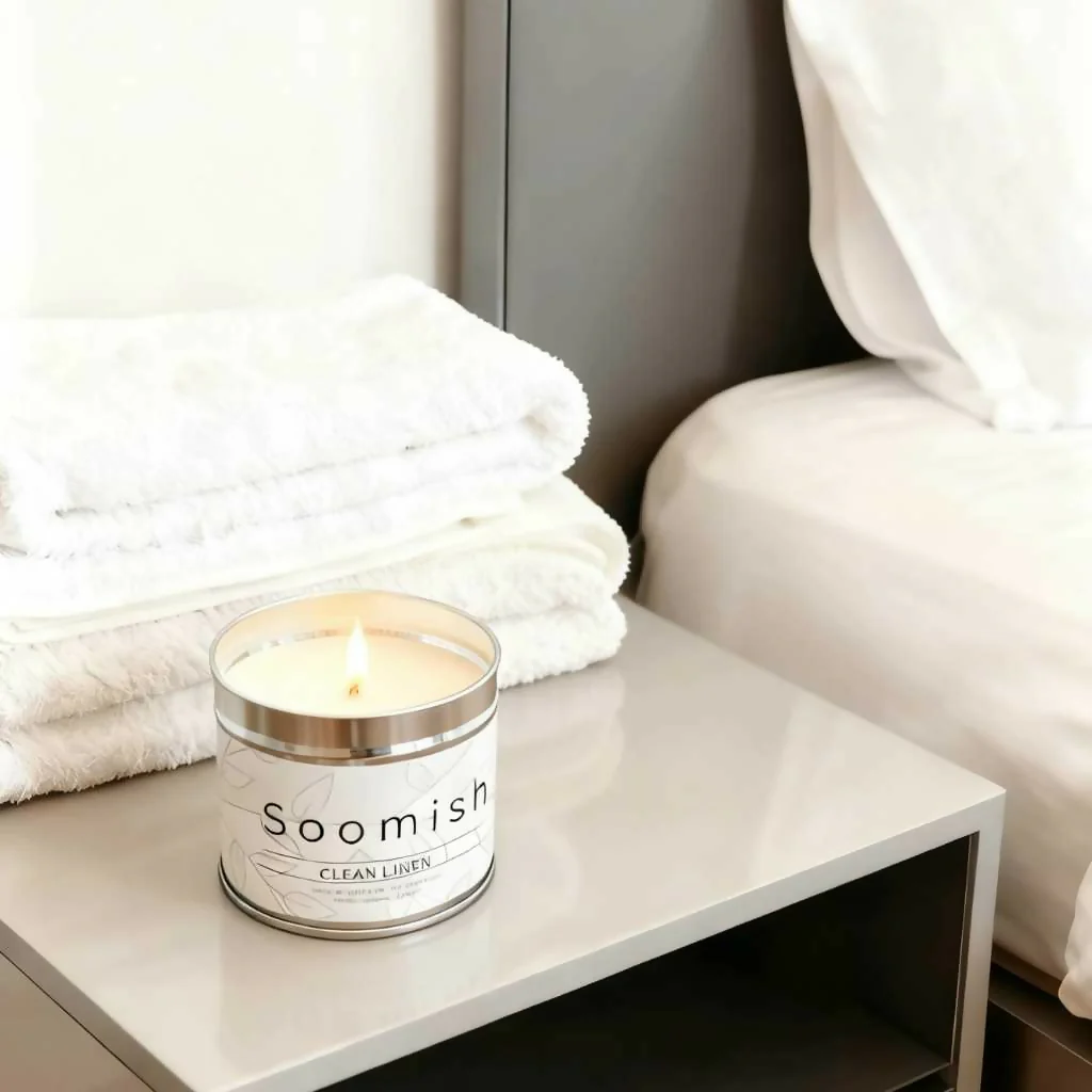 Clean Linen Tin Candle