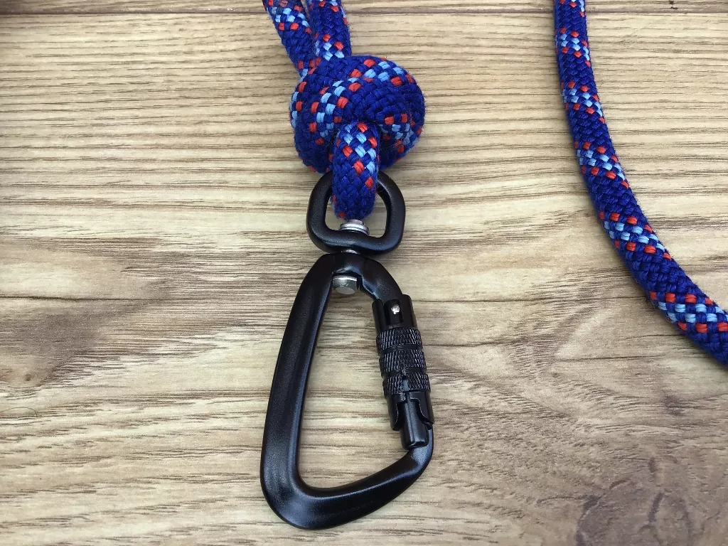 Climbing Rope Lead - Navy Blue - Image 6