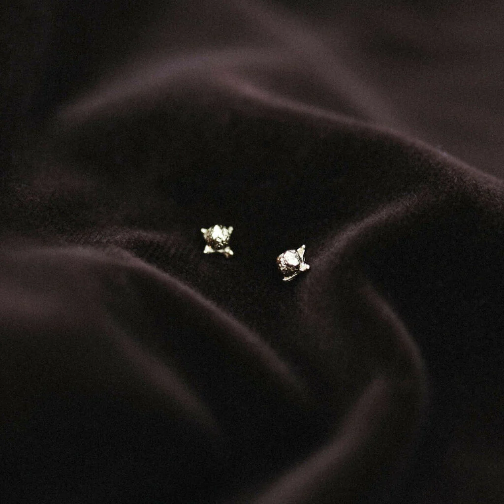 Clove Studs in Gold Vermeil