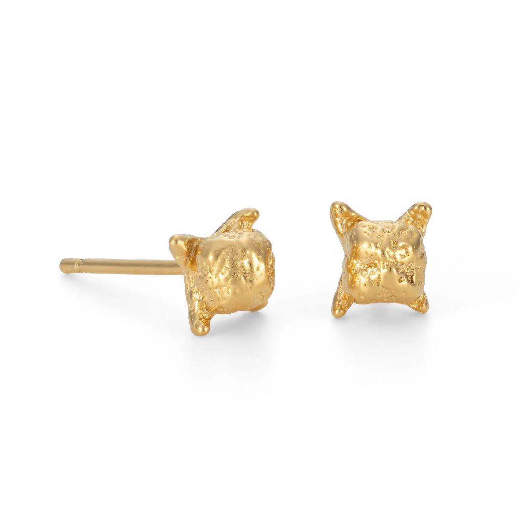 Clove Studs in Gold Vermeil - Image 2