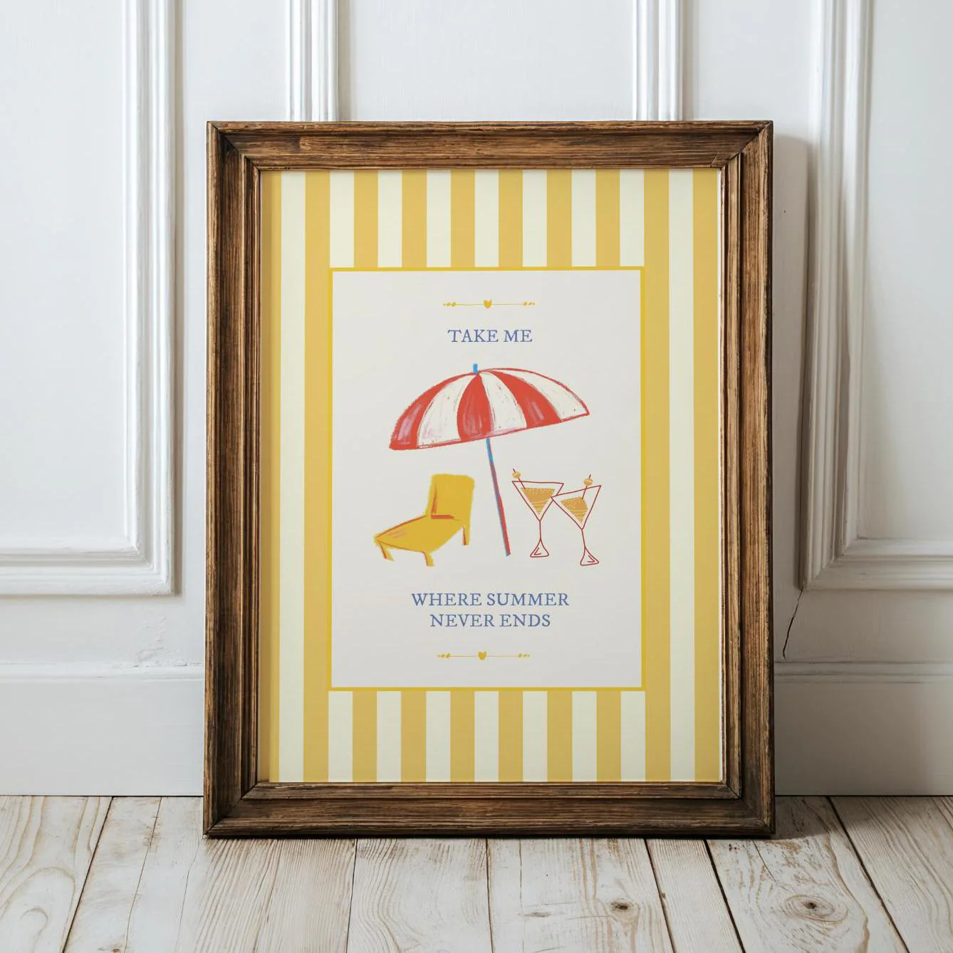 Coastal Art Print Nautical Kitchen Wall Art - Image 2