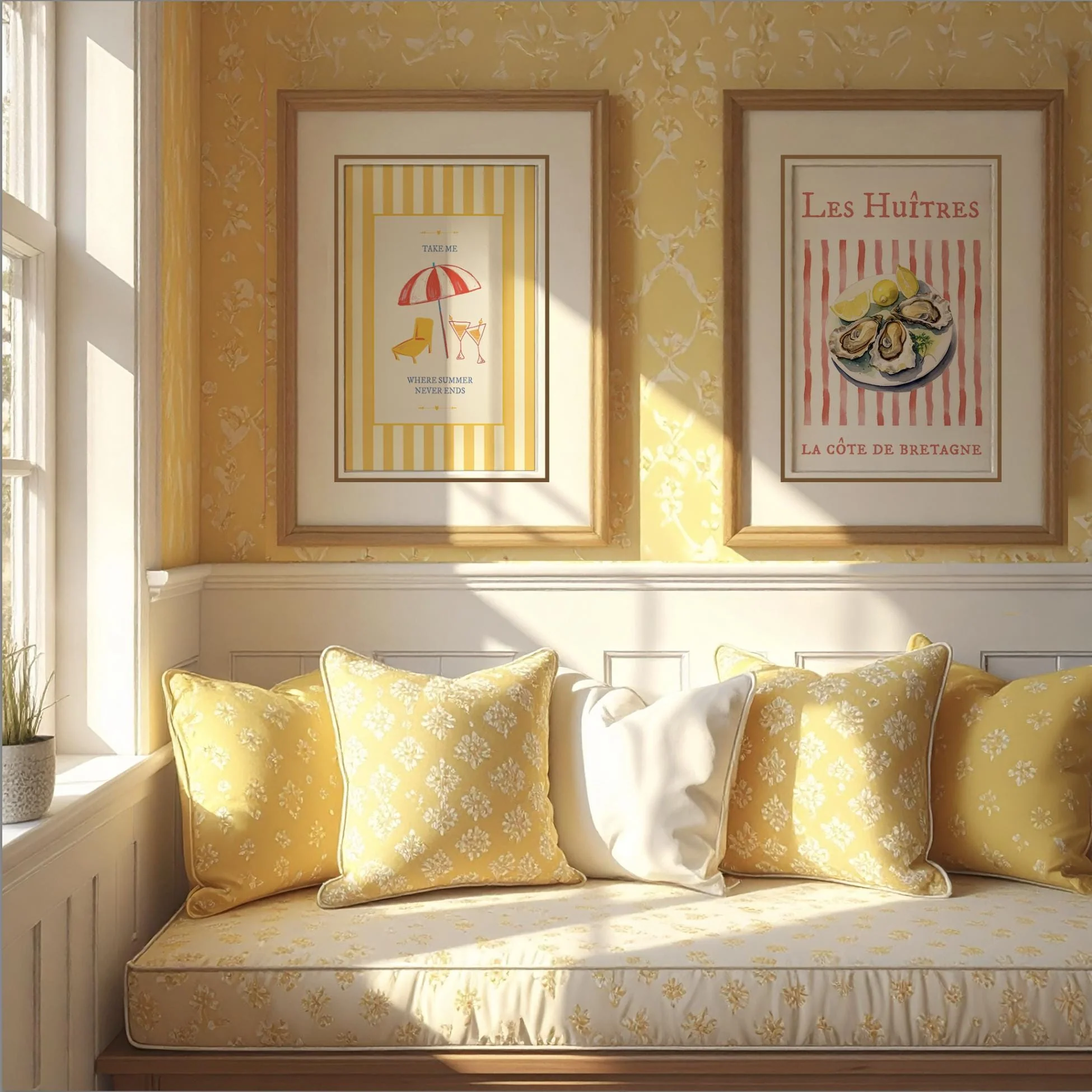 Coastal Art Print Nautical Kitchen Wall Art - Image 3