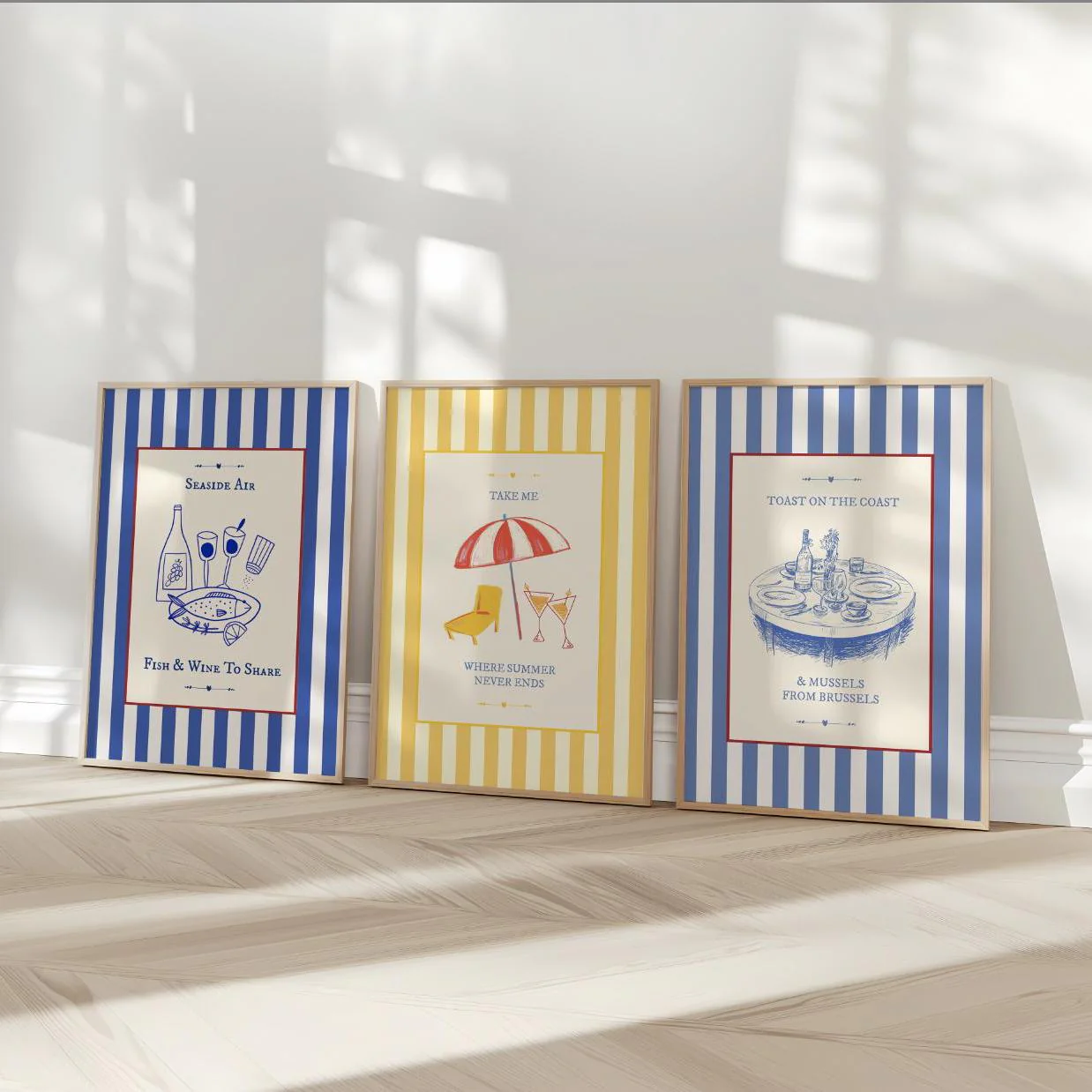 Coastal Art Print Nautical Kitchen Wall Art - Image 6