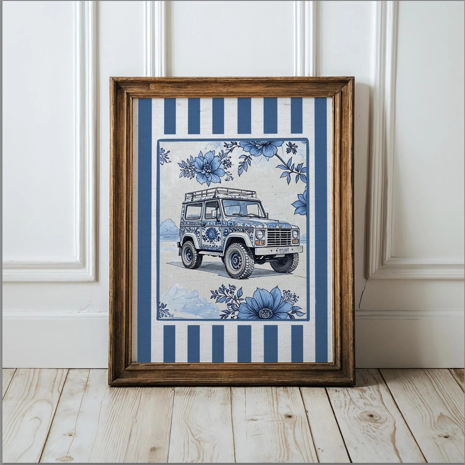 Coastal Art Print Whimsical Illustration Chinoiserie Artwork - Image 5