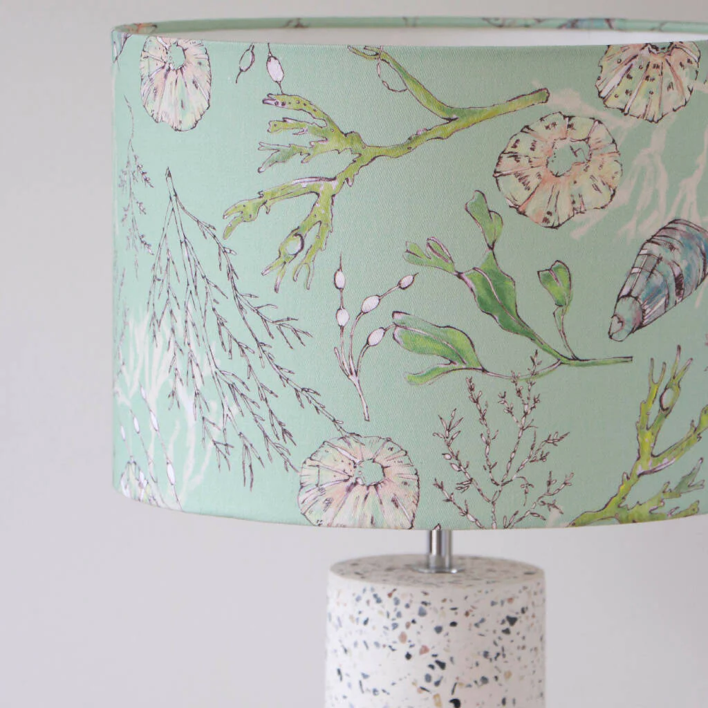 Coastal Cove Lampshade in Seafoam Green - Image 2