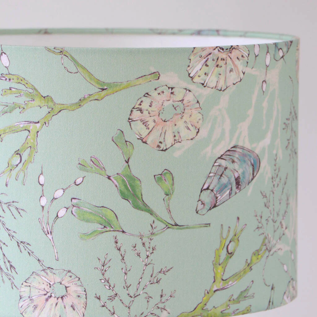 Coastal Cove Lampshade in Seafoam Green - Image 3