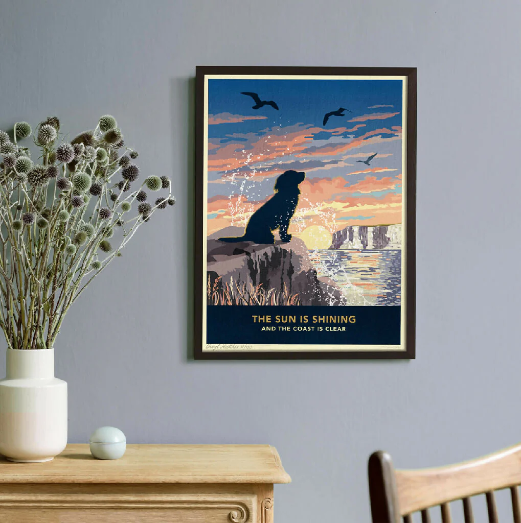SPANIEL 'COASTAL SUNRISE’ LIMITED EDITION ART PRINT - Image 3