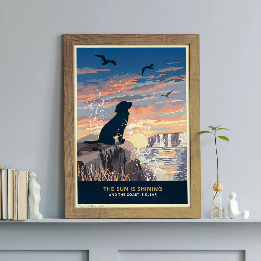 SPANIEL 'COASTAL SUNRISE’ LIMITED EDITION ART PRINT - Image 4