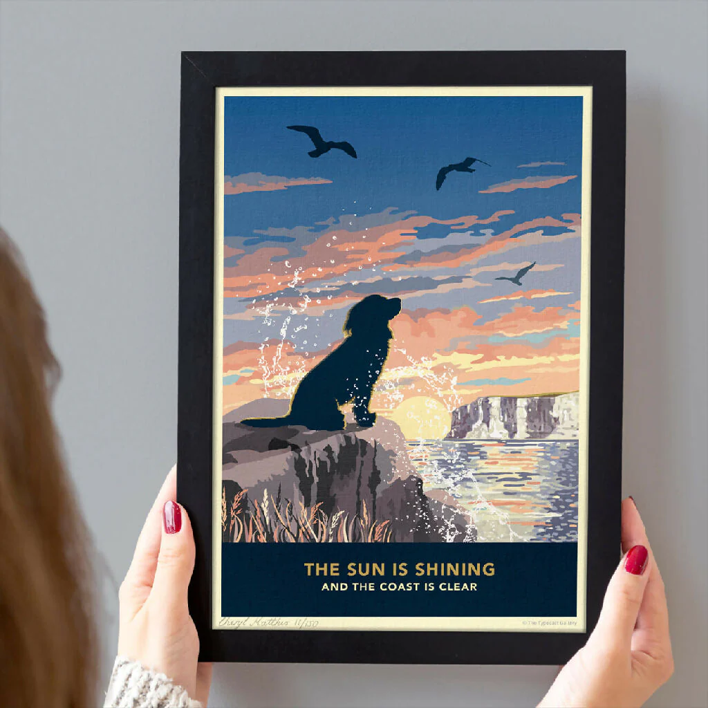 SPANIEL 'COASTAL SUNRISE’ LIMITED EDITION ART PRINT - Image 5