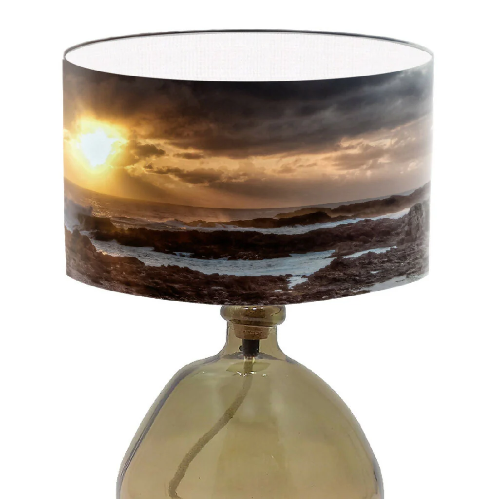 Coastal Sunset Lampshade - Image 3