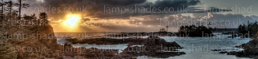 Coastal Sunset Lampshade - Image 5