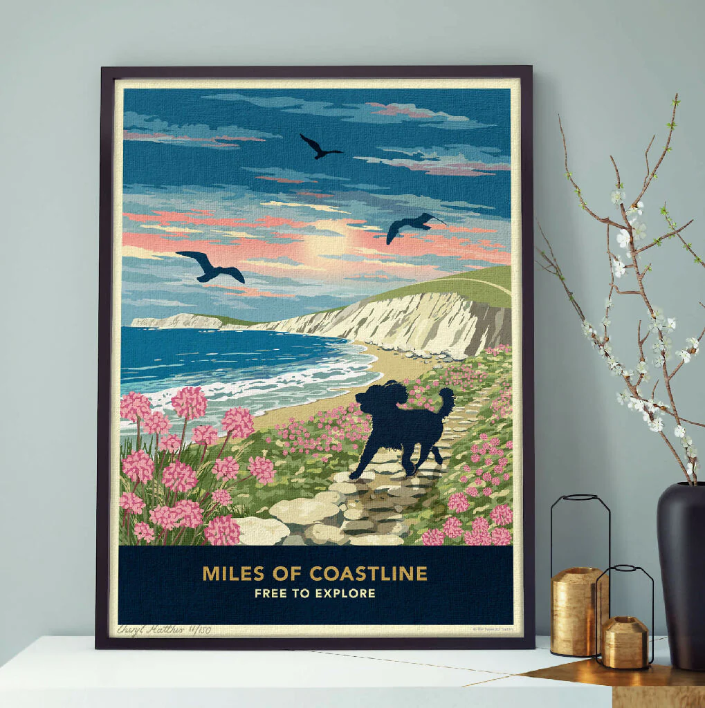COCKAPOO 'COASTAL WALKS’ LIMITED EDITION ART PRINT