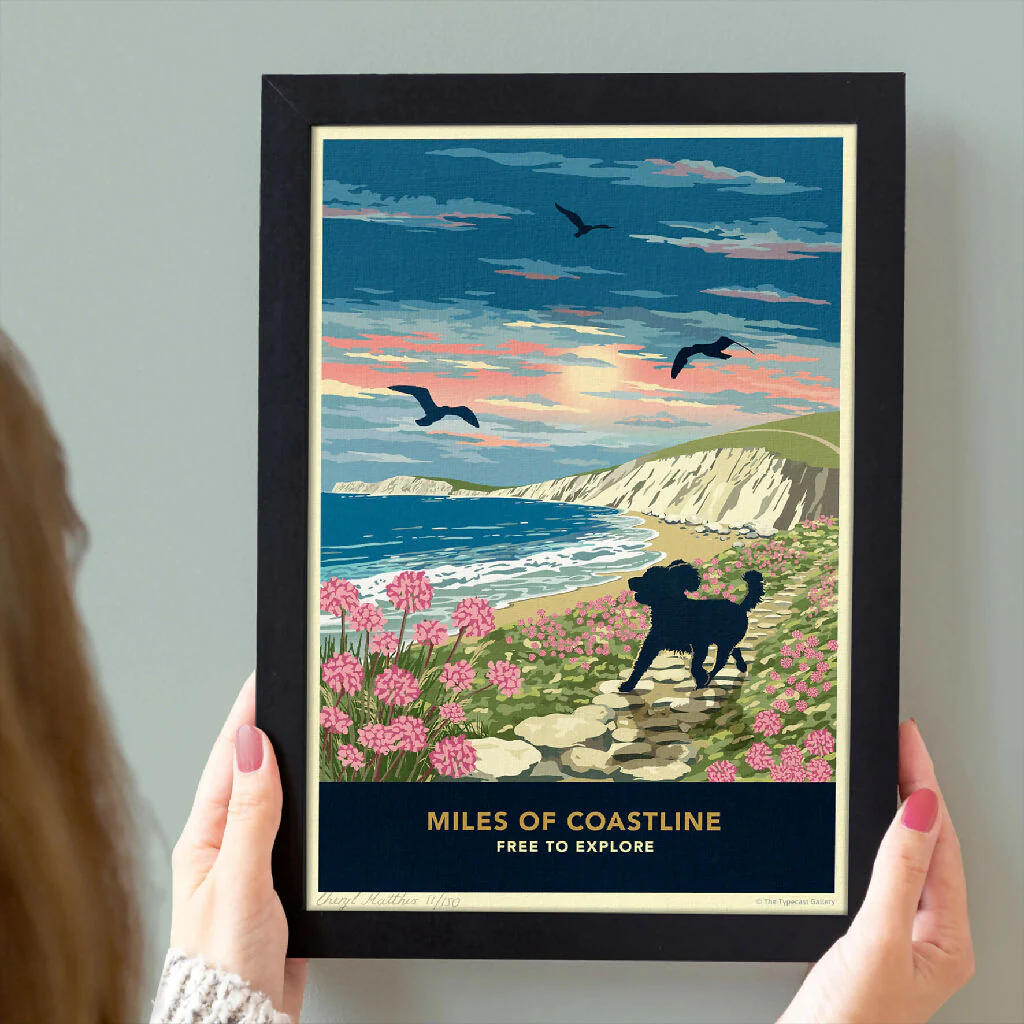 COCKAPOO 'COASTAL WALKS’ LIMITED EDITION ART PRINT - Image 4