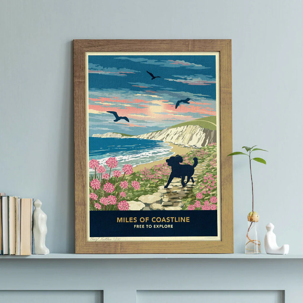 COCKAPOO 'COASTAL WALKS’ LIMITED EDITION ART PRINT - Image 5