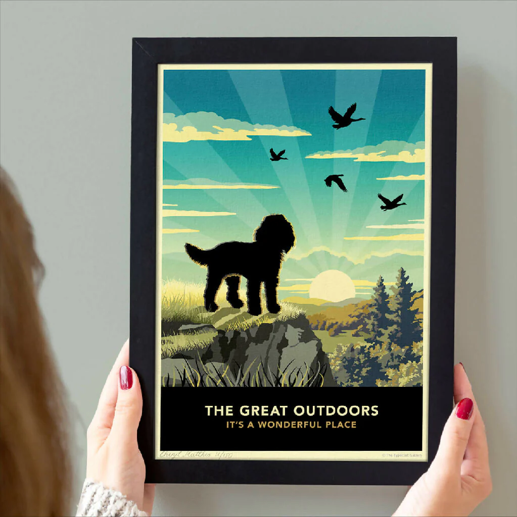 COCKAPOO 'THE GREAT OUTDOORS’ LIMITED EDITION ART PRINT - Image 4
