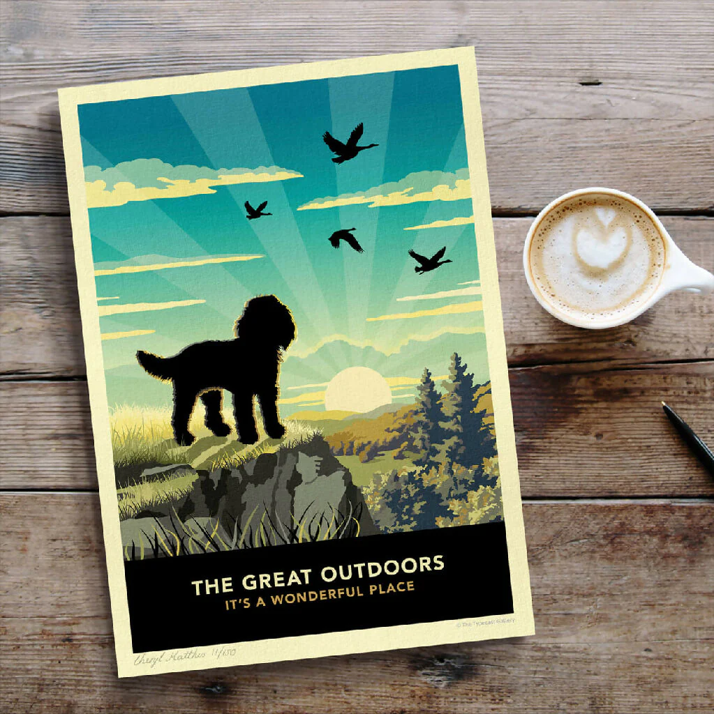 COCKAPOO 'THE GREAT OUTDOORS’ LIMITED EDITION ART PRINT - Image 6
