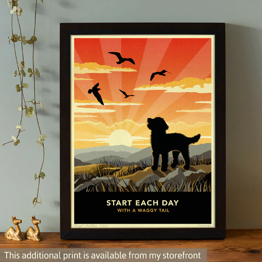 COCKAPOO 'THE GREAT OUTDOORS’ LIMITED EDITION ART PRINT - Image 9