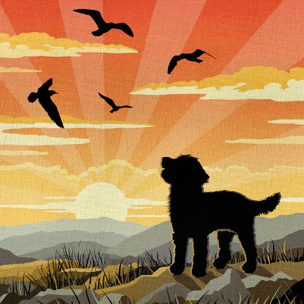 COCKAPOO ‘WAGGY TAILS’ LIMITED EDITION ART PRINT - Image 6