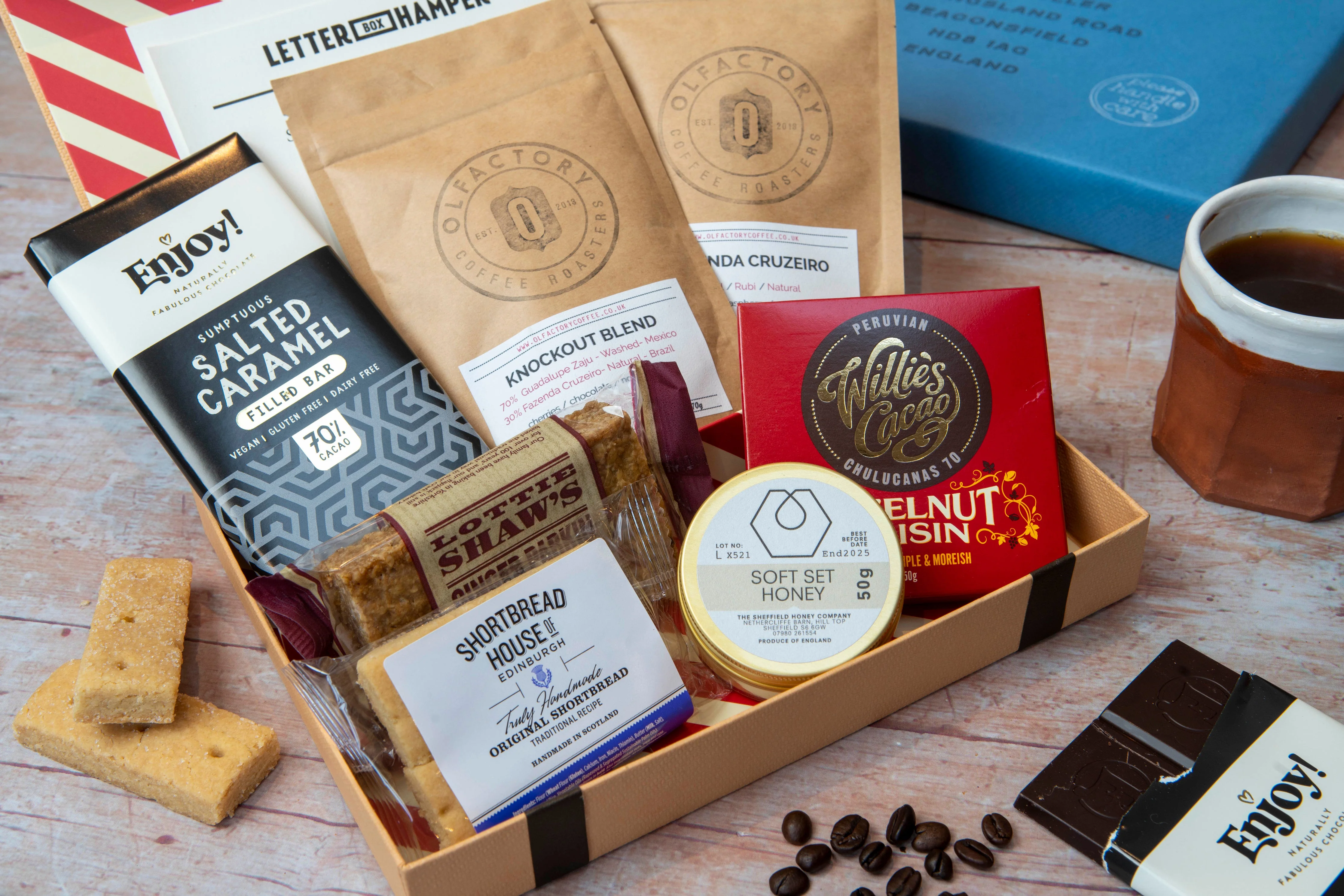 Coffee Break Letter Box Hamper - Image 2