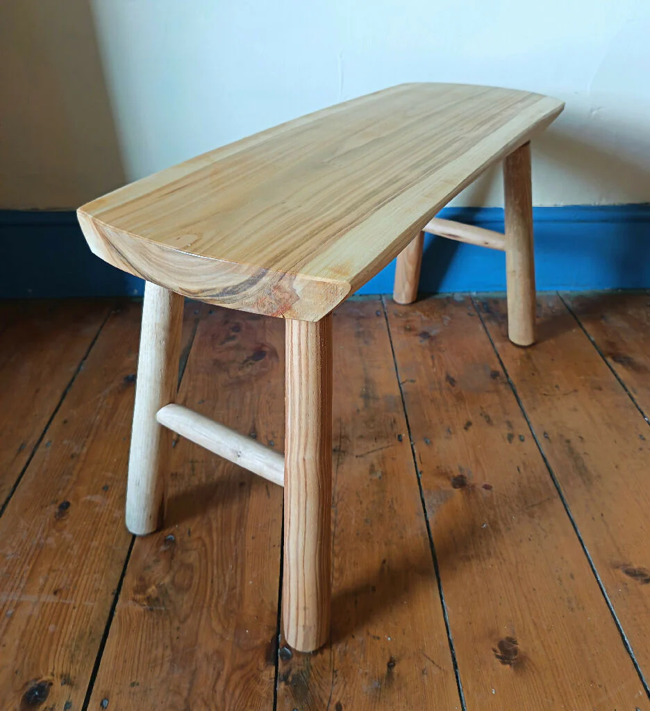 Coffee Table in cherry wood with Ash legs - Image 3