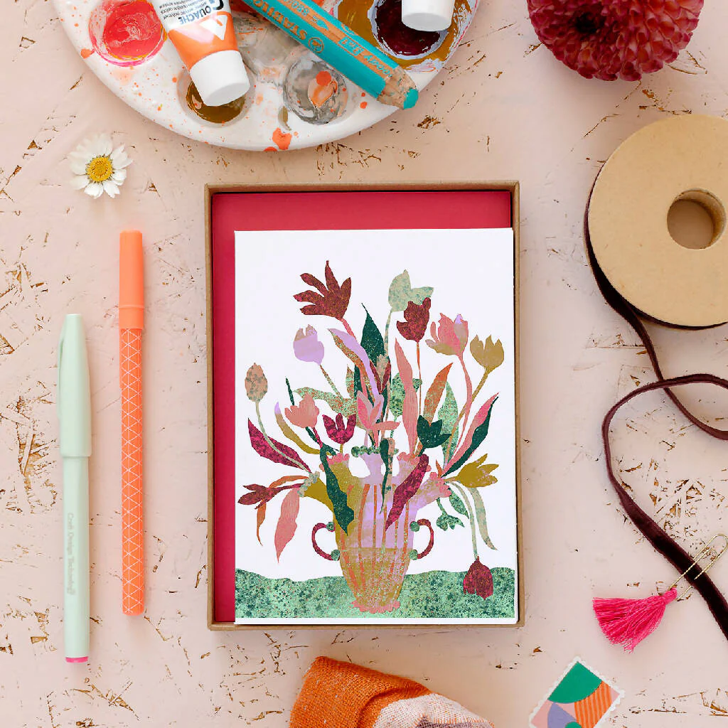 Collage Bouquet Set of 6 Cards - Image 4