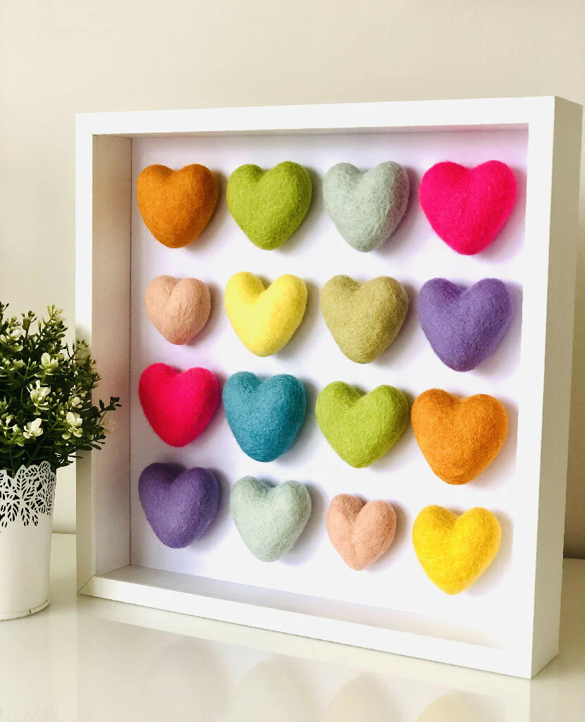 Colourful Hearts - medium frame - Image 3