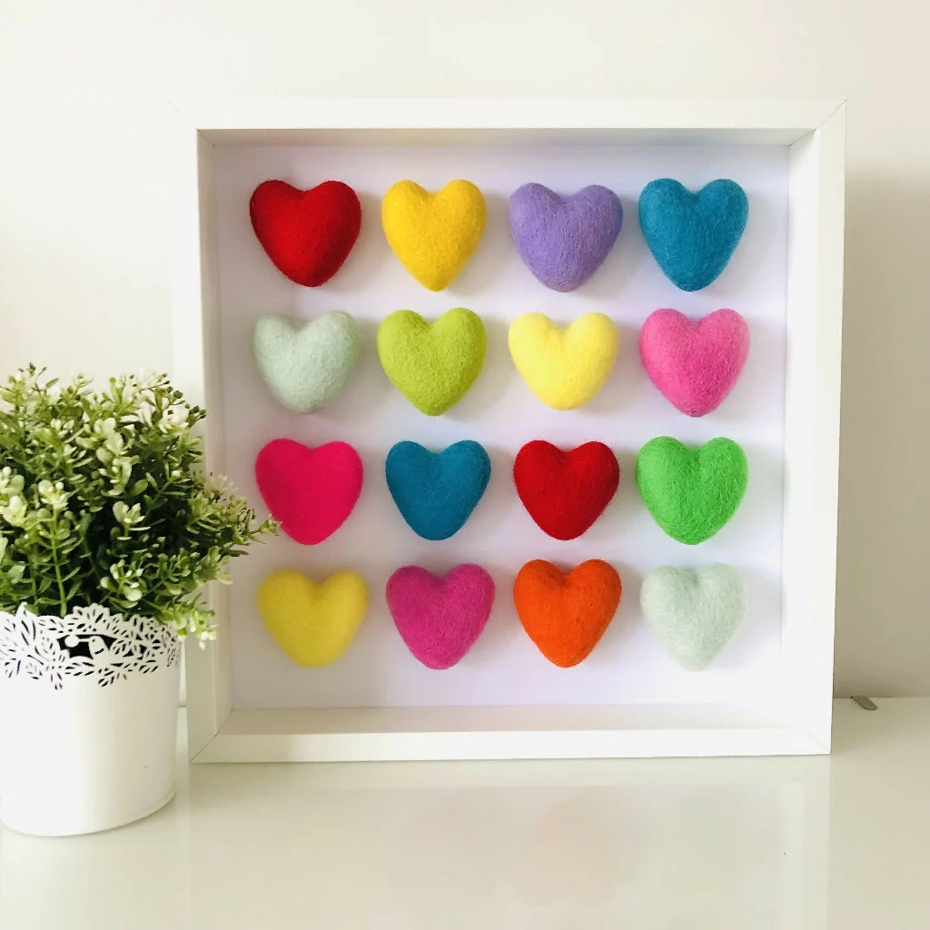 Colourful Hearts - medium frame - Image 6