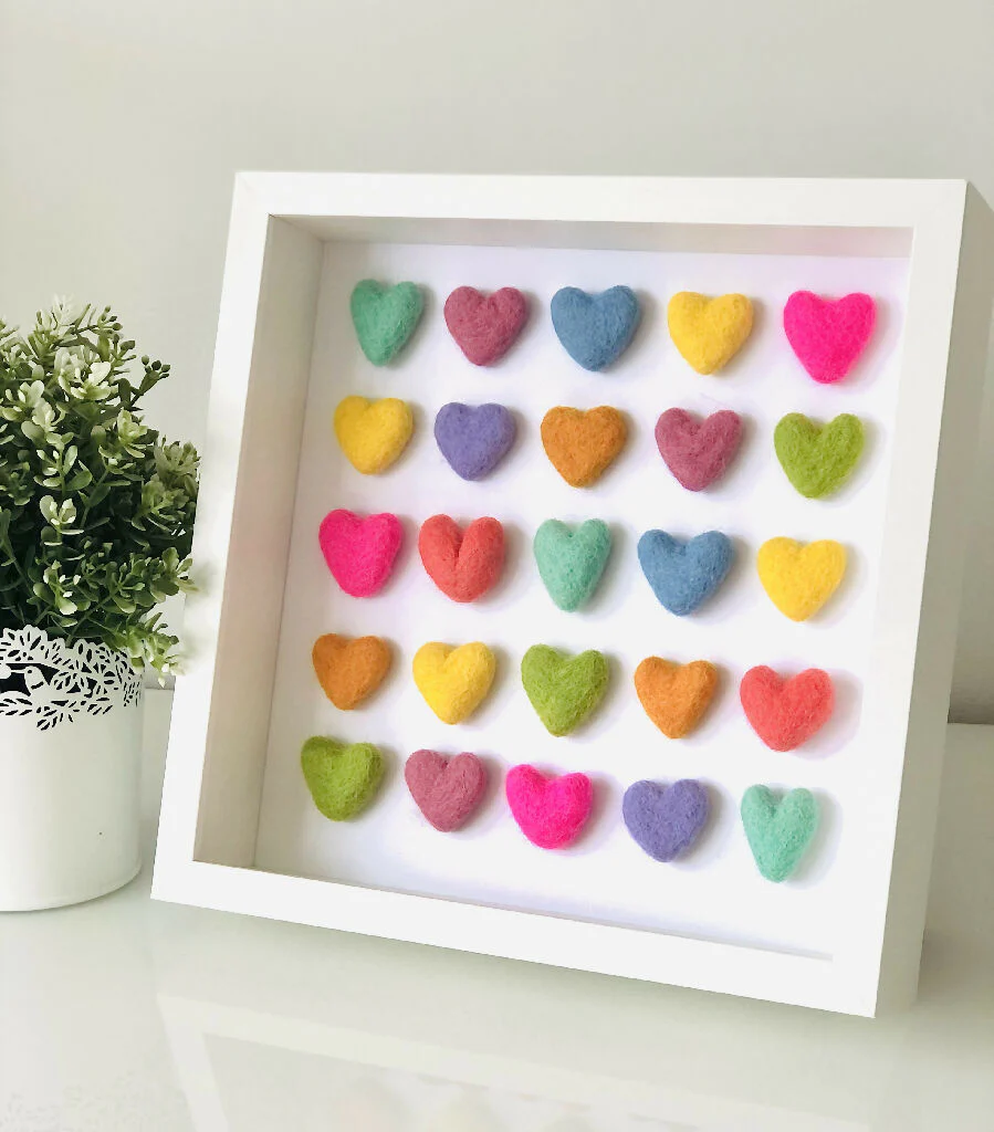 Colourful Hearts - small frame - Image 6