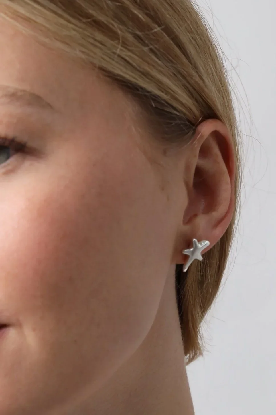 Contemporary Star Stud Earrings - Image 2