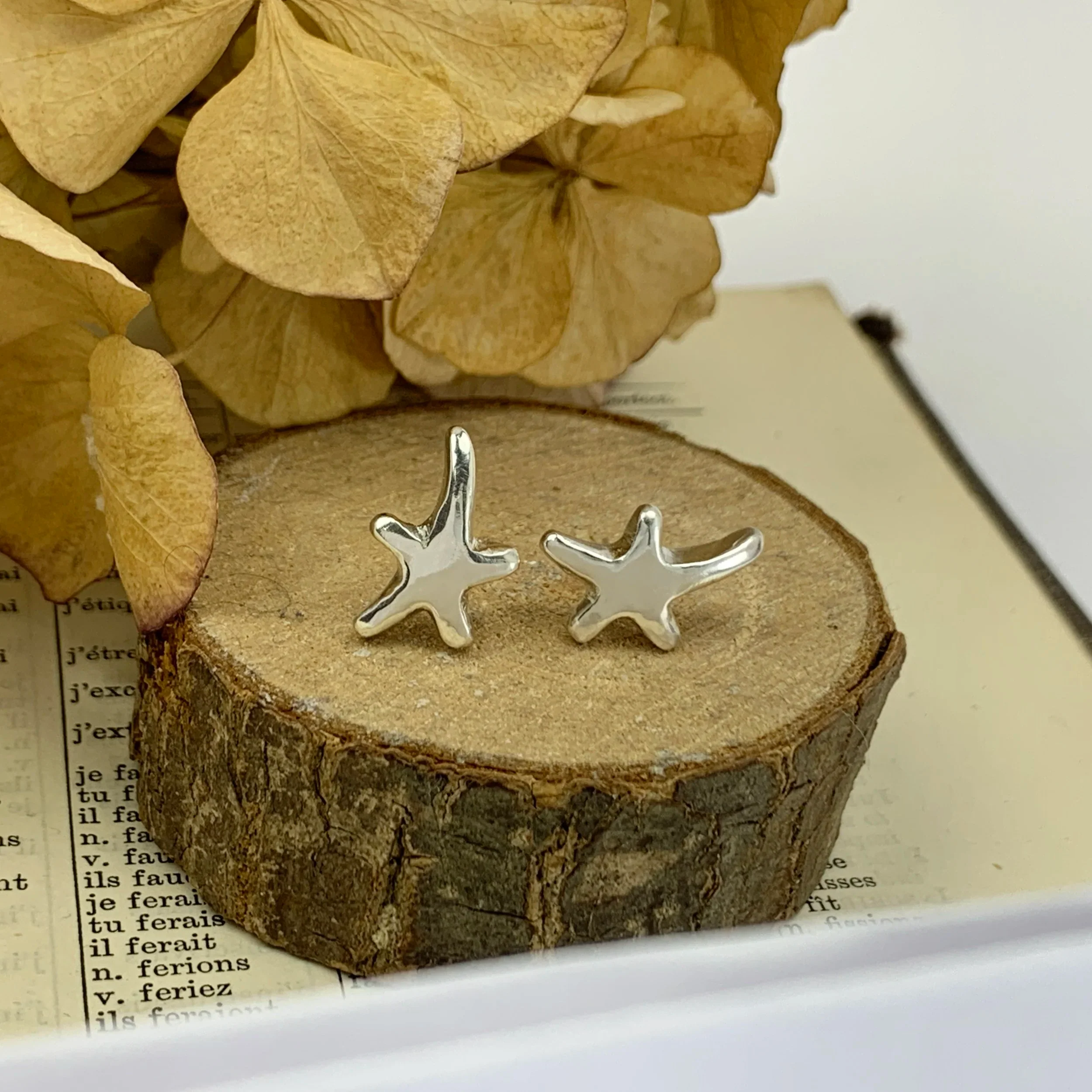 Contemporary Star Stud Earrings - Image 4